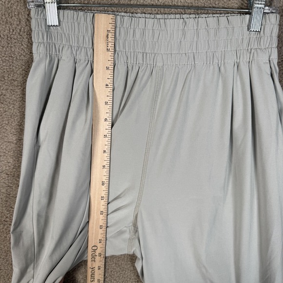 Vuori Villa Ankle Pants Womens Small Elastic Waist Lightweight Talc Gray Casual - Picture 6 of 12